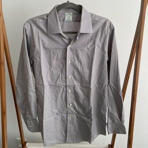 Brooks Brothers men’s Milano button up grid long sleeve